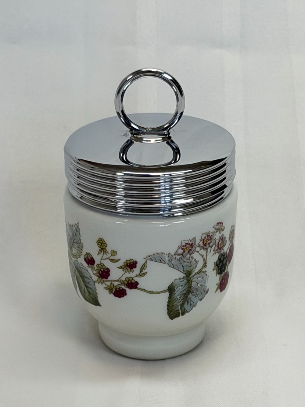 Vintage Royal Worcester Fine Porcelain Lavinia Standard Egg Coddler England